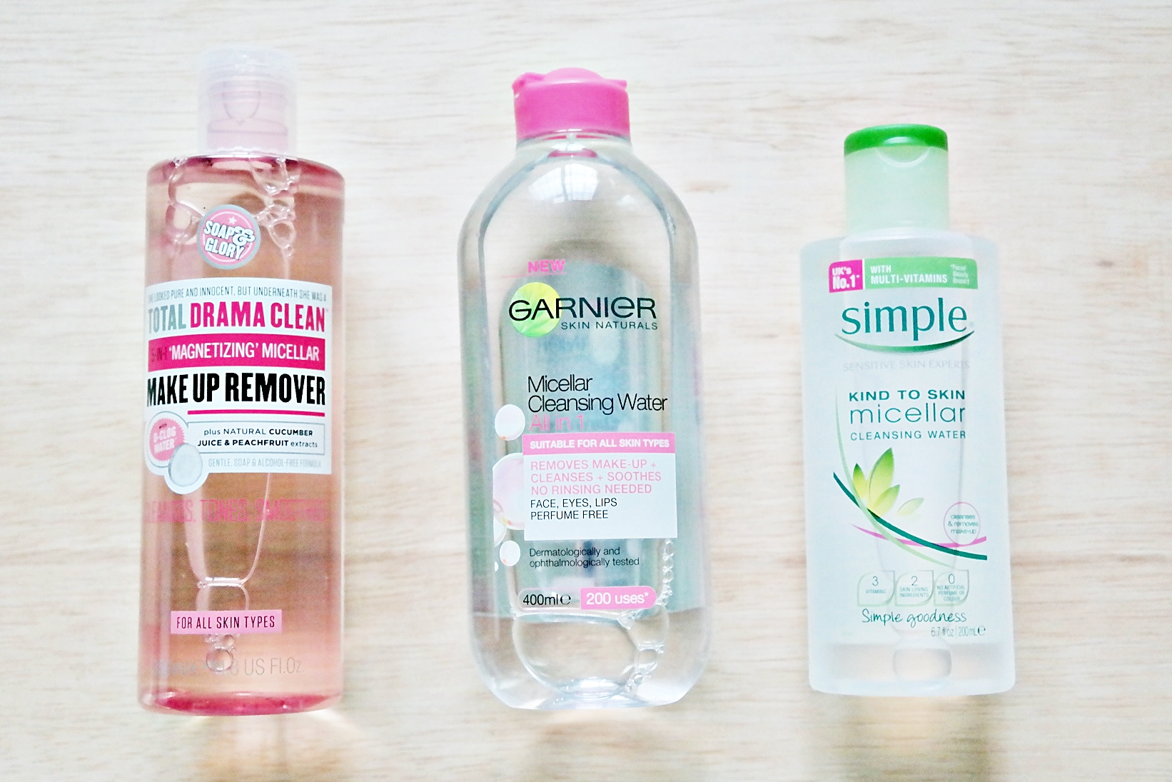 simple makeup remover micellar